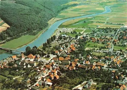 AK / Ansichtskarte 73986949 Gieselwerder_Oberweser Fliegeraufnahme