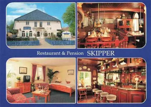 AK / Ansichtskarte 73986987 Zingst_Ostseebad Restaurant Pension Skipper Gaststube Zimmer Bar