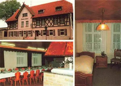 AK / Ansichtskarte 73987020 Gardelegen_Sachsen-Anhalt Hotel Lindenthal Restaurant Fremdenzimmer