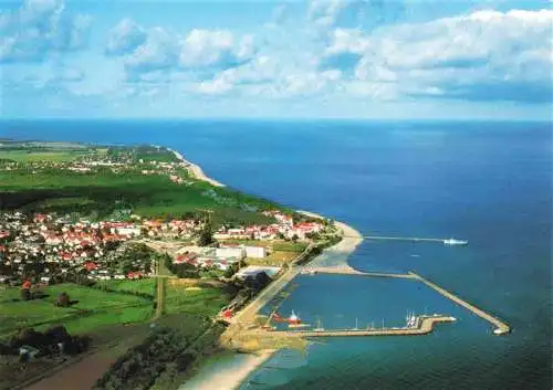 AK / Ansichtskarte 73987032 KueHLUNGSBORN_Ostseebad Panorama OT Ost Sportboothafen Seebruecke