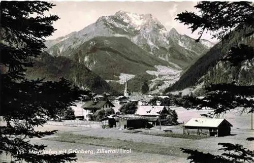 AK / Ansichtskarte 73987140 Mayrhofen_Zillertal_Tirol_AT mit Gruenberg im Zillertal