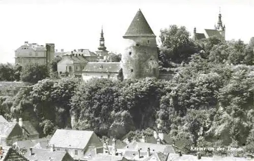 AK / Ansichtskarte 73987170 Krems_Donau_Niederoesterreich_AT Teilansicht mit Kirche und Burg