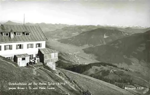 AK / Ansichtskarte 73987181 Brixen_Thale_Tirol_AT Unterkunftshaus auf der Hohen Salve und Hohe Tauern