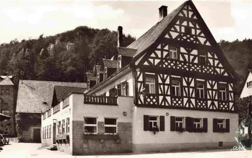 AK / Ansichtskarte 73987249 Streitberg_Oberfranken Gasthof Schwarzer Adler