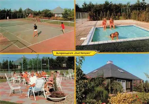 AK / Ansichtskarte 73987337 Stavenisse_Tholen Bungalowpark Oud Kempen Tennisplatz Swimming Pool