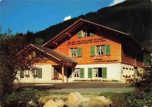 AK / Ansichtskarte  Adelboden_BE Ferienhaus Evangelischer Bruederverein Boden