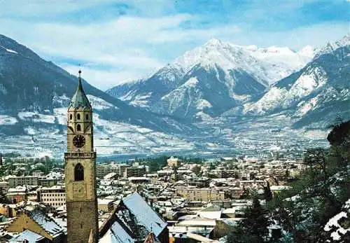 AK / Ansichtskarte 73987365 Meran_MERANO_IT Stadtpanorama Alpen