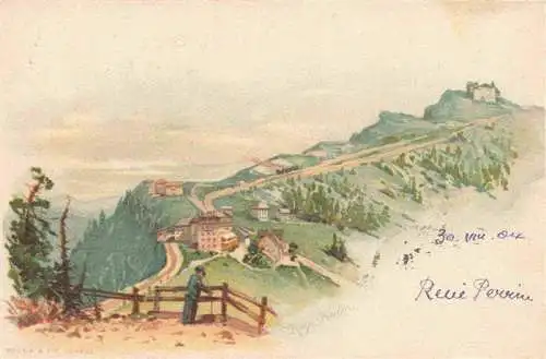 AK / Ansichtskarte  Rigi_Kulm_1798m_SZ Kuenstlerkarte