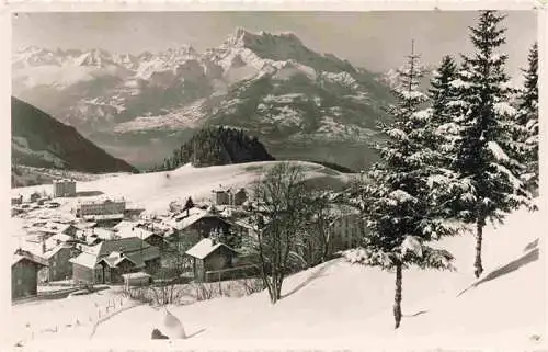 AK / Ansichtskarte  Leysin_VD et les Dents du Midi en hiver