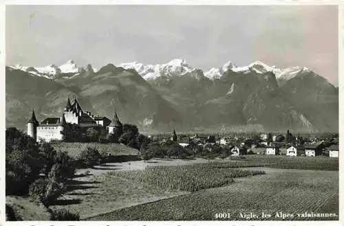 AK / Ansichtskarte  Aigle_VD Les Alpes valaisannes