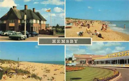 AK / Ansichtskarte 73987529 Hemsby_UK The Lacon's Arms Inn The Beach The Golden Sands Seacroft Holiday Camp