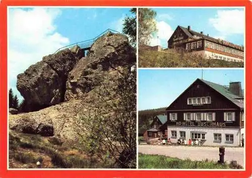 AK / Ansichtskarte 73987592 Tannenbergsthal_Vogtland Schneckenstein Klingenthal Sporthotel Waldgut Muehlleithen HO-Hotel Buschhaus