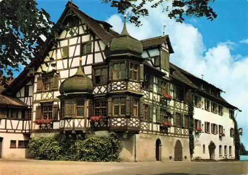 AK / Ansichtskarte  Gottlieben_Kreuzlingen_TG Hotel Restaurant Drachenburg und Waaghaus