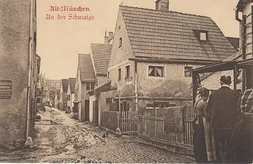 AK Alt-München An der Schwaige ungelaufen 1910