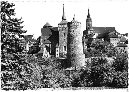 AK, Bautzen, Michaeliskirche, Alte Wasserkunst .., 1966