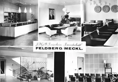 AK, Feldberg Meckl., FDGB-Heim Freundschaft innen, 1969