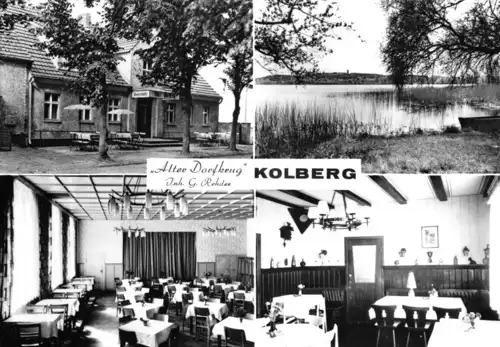 AK, Kolberg, Kr. Königs Wusterhausen, Gaststätte "Alter Dorfkrug" vier Abb. 1970