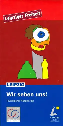 Prospekt mit Innenstadtplan, Leipzig, Leipziger Freiheit, 2006