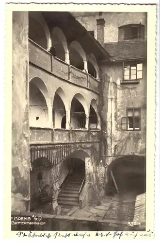 AK, Krems a.d. Donau, Niederösterreich, Gattermannhof, um 1936