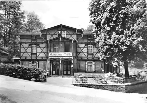 AK, Rabenau Kr. Freital, Gaststätte Rabenauer Mühle, 1977