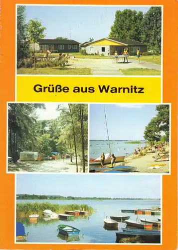 AK, Warnitz, vier Abb., um 1989