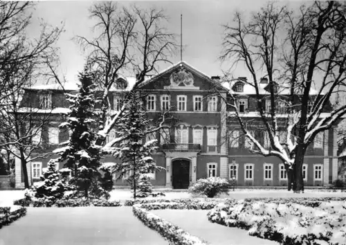 AK, Arnstadt Thür., Schloß, Winteransicht, 1976