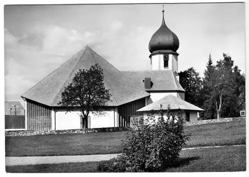 AK, Hinterzarten Schwarzwald, Kirche Maria in der Zarten, 1974