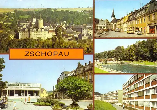 AK, Zschopau, fünf Abb., 1986