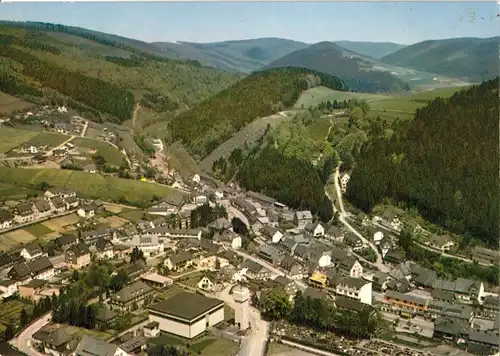 AK, Willingen Waldeck, Luftbildteilansicht, 1971