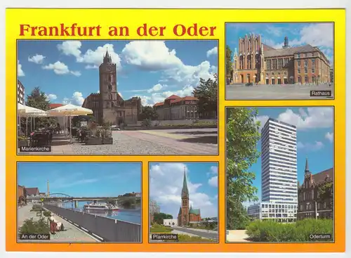 AK, Frankfurt Oder, fünf Abb., um 2003