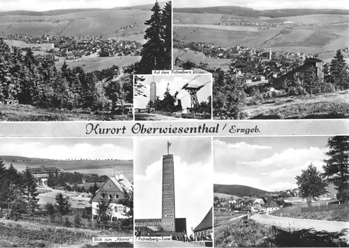 AK groß, Oberwiesenthal Erzgeb., sechs Abb., 1968