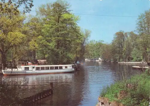 AK, Königs Wusterhausen, OT Neue Mühle, An der Dahme, Dampfer, 1983