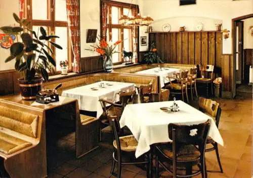 AK, Westerland Sylt, Gaststätte zum Herrenhäuser, Gastraum, 1967