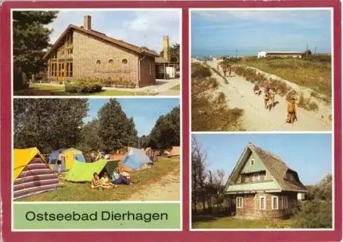 AK, Ostseebad Dierhagen, vier Abb., Vers. 3, 1987