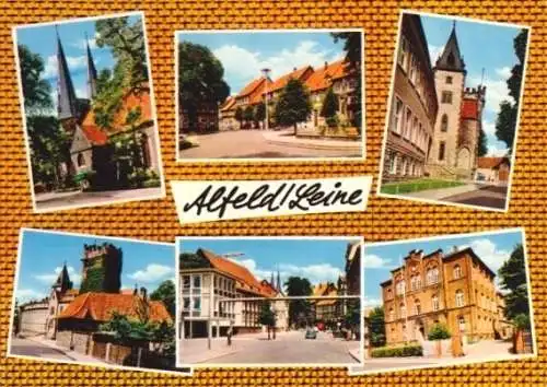 AK, Alfeld Leine, 6 Abb., ca. 1970