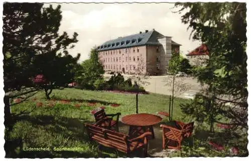 AK, Lüdenscheid, Sportheilstätte, ca. 1961