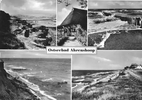 AK, Ostseebad Ahrenshoop, fünf Abb., 1961