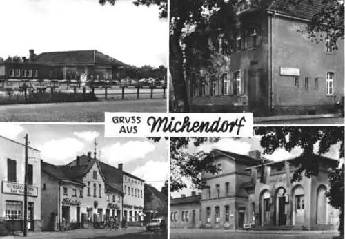 AK, Michendorf b. Potsdam, vier Abb., 1970