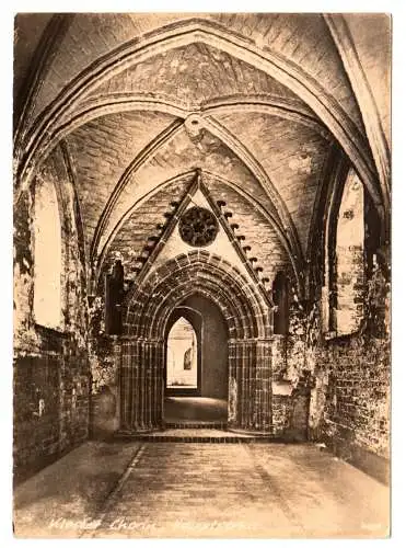 AK, Chorin Kr. Eberswalde, Kloster Chorin, Hauptportal, um 1965