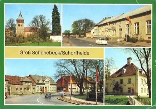 AK, Groß Schönebeck Schorfheide Kr. Bernau, 4 Abb, 1982