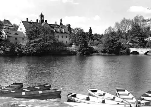 AK, Grillenburg Kr. Freital, Blick zum Jagdschloß, 1973