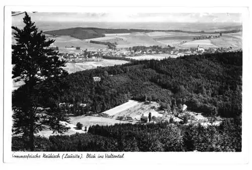 AK, Neukirch Lausitz, Blick ins Valtental, 1963