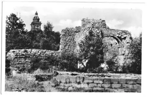 AK, Kyffhäuser, Unterburg, 1957