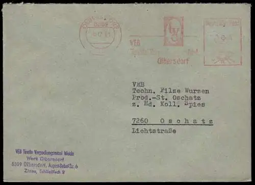 AFS, VEB Textile Verpackungsmittel Olbersdorf, o Olbersdorf, 8809, 10.12.81