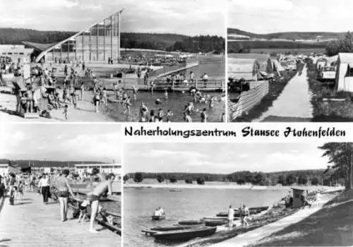 AK, Hohenfelden Kr. Weimar, Stausee, 4 Abb., V.3, 1982