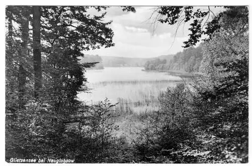 AK, Neuglobsow Kr. Gransee, Partie am Glietzensee, 1966