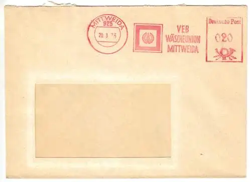 AFS, VEB Wäscheunion Mittweida, o Mittweida, 925, 20.3.73