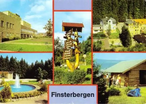 AK, Finsterbergen Kr. Gotha, fünf Abb., 1989