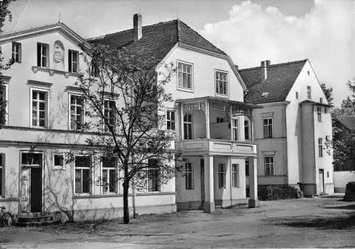 AK, Schönebeck Elbe, OT Salzelmen, Volksbad, Patientenhäuser, 1964