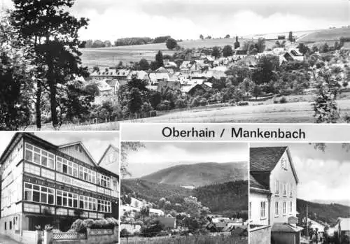 AK, Oberhain Mankenbach Kr. Rudolstadt, vier Abb., 1975